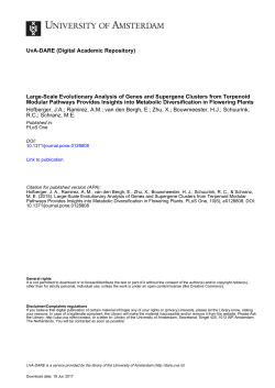 Large-Scale Evolutionary Analysis of Genes