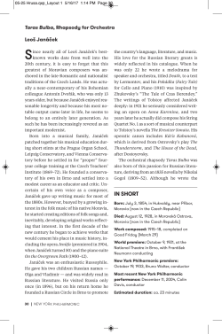 Taras Bulba - New York Philharmonic