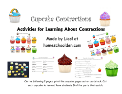 Cupcake Contractions