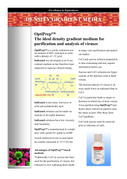 Purification and analysis of viruses - AXIS