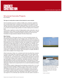 Structural Concrete Projects