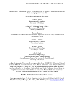 - Department of Social Policy and Intervention