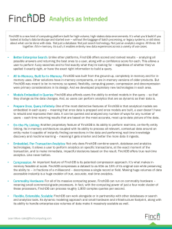 Unlike other platforms, FinchDB offers scored