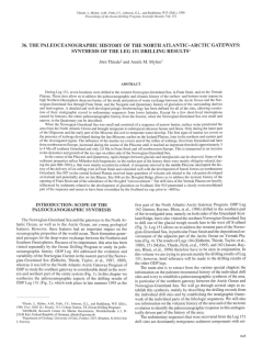 Synthesis of the Leg 151 Drilling