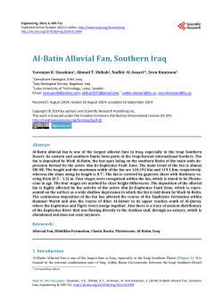 Al-Batin Alluvial Fan, Southern Iraq