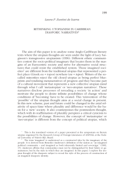 Laura P. Zuntini de Izarra RETHINKING UTOPIANISM IN