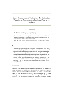 Crisis Discourses and Technology Regulation in a