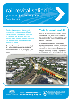 rail revitalisation