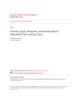 Female wards, feminism, and mentorship in Mansfield Park and