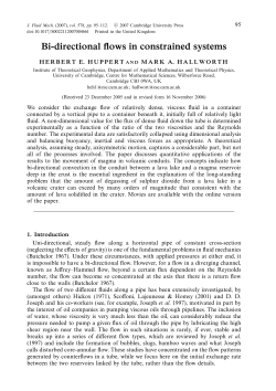 Bi-directional flows in constrained systems