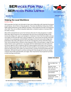 January 2017 - SER Corporation