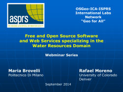 Open Source Software to create web-GIS solutions