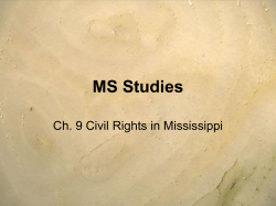 MS Studies Chp. 9 Notes Civil Rights