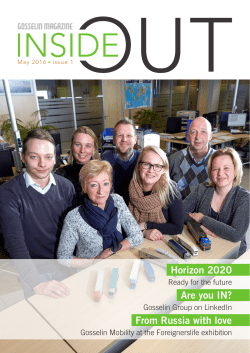 Horizon 2020 Are you IN? From Russia with love