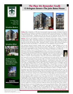 Ursuline Academy on Arlington Street