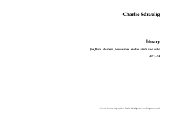 Note - Charlie Sdraulig