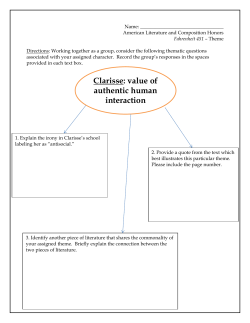 Clarisse: value of authentic human interaction