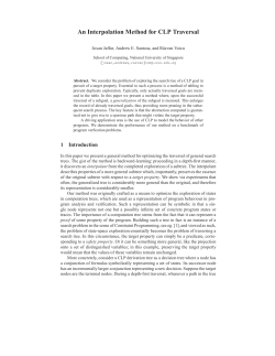 An Interpolation Method for CLP Traversal