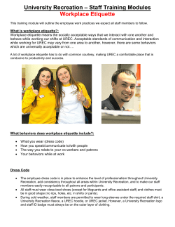 Etiquette - Ferris State University