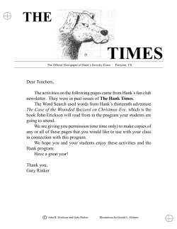 Hank the Cowdog Holiday Special student activities