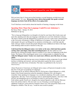 French is good for your Brain