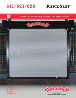 RAPIDSLAT&reg; - Overhead Door