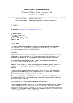 Gardens of Peace Muslim Cemetery Trust