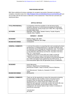 Comparison of the force applied on oral structures during intubation