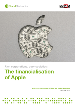 The financialisation of Apple