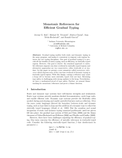 Monotonic References for Efficient Gradual Typing