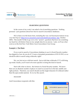 SEARCHING QUESTIONS In the course of my work, I am asked a lot