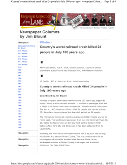 Columns Newspaper by Jim Blount