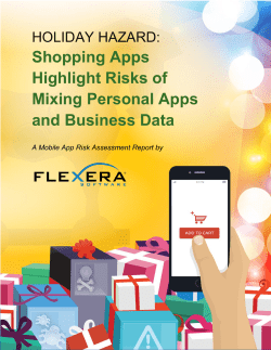 Shopping Apps Highlight Risks of Mixing Personal Apps
