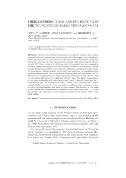 thermospheric x-ray and euv heating by the young sun on early