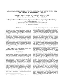 A Bayesian Method to Quantifying Chemical Composition Using