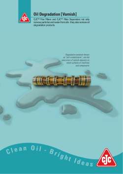 Oil Degradation (Varnish)