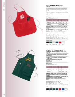 SPICE RACk BIB APRON| 9328 MAdRAS AdjUSTABlE