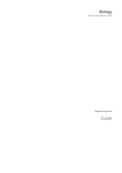 Biology(HL/SL)