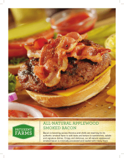 all-natural applewood smoked bacon