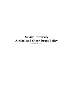 Alcohol and Other Drug Policy