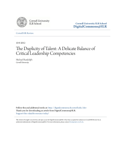The Duplicity of Talent: A Delicate Balance of Critical Leadership
