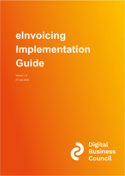 eInvoicing Implementation Guide