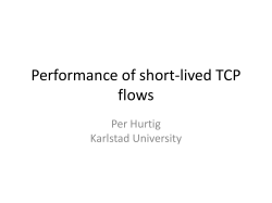 Performance of short