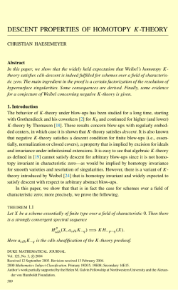 descent properties of homotopy k-theory