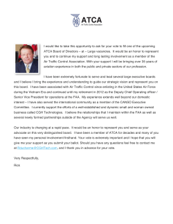 I would like to take this opportunity to ask for your vote to fill one of