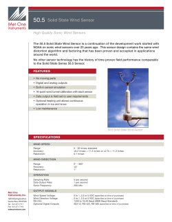 50.5 Solid State Wind Sensor