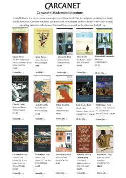 Modernist Literature