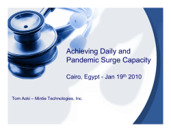 Achieving Daily and Pandemic Surge Capacity