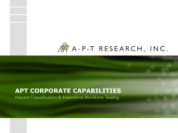 apt corporate capabilities