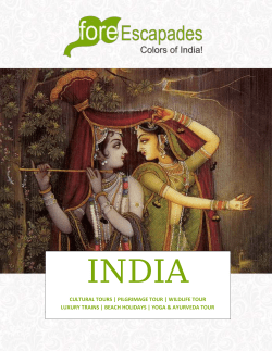 CULTURAL TOURS | PILGRIMAGE TOUR | WILDLIFE TOUR